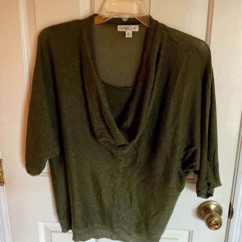 Women’s Coldwater Creek XL shimmery top